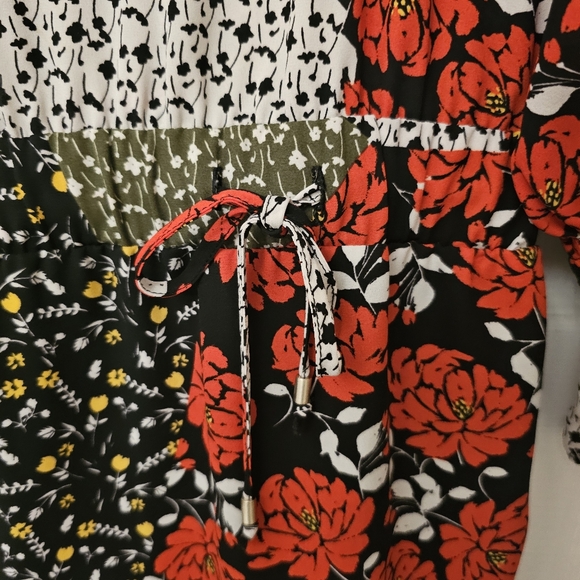 Libby Edelman Patchwork Long Sleeve Dress - Picture 4 of 7